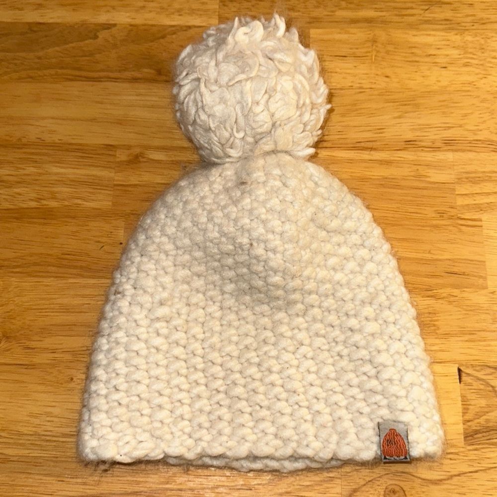 Sh*t That I Knit MacKeen White Beanie